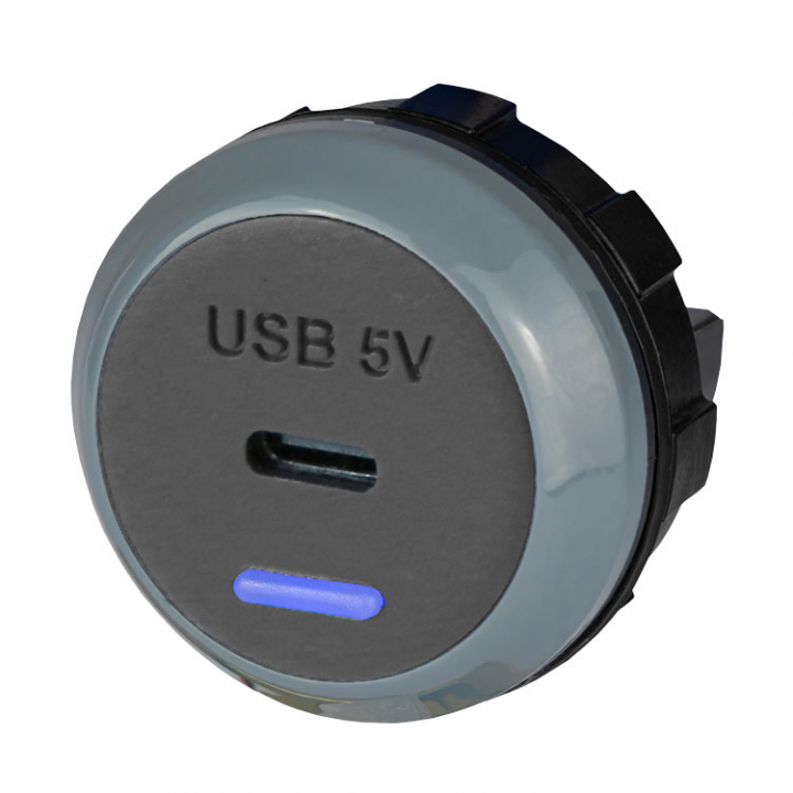 USB-C laddare 12/24V 2,1A i gruppen El & Installation / Strömförsörjning / USB-Uttag & Laddare hos Marinsystem (PVPRO-C)