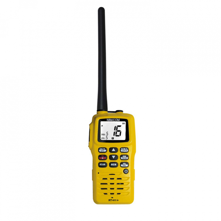 Portabel VHF RT411 USB/220/MIC i gruppen Marinelektronik / VHF Radio & AIS hos Marinsystem (RT-411-PACK)