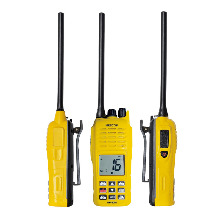 Navicom RT-430 portabel VHF BT i gruppen Marinelektronik / VHF Radio & AIS hos Marinsystem (RT-430BT)