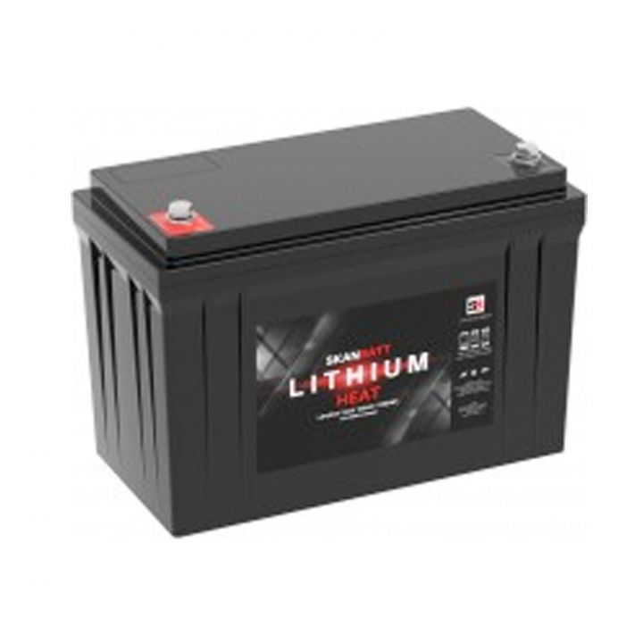Batteri 12v 100Ah Lithium Heat Pro i gruppen El & Installation / Strömförsörjning / Batterier hos Marinsystem (SBLB12100B150HP)