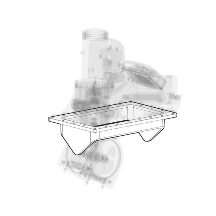 Monteringsfläns Polyester För Ø300 mm i gruppen Styrsystem & Manövrering / Bogpropeller & Tillbehör / Installation Bogpropeller hos Marinsystem (SRF-300-GRP)