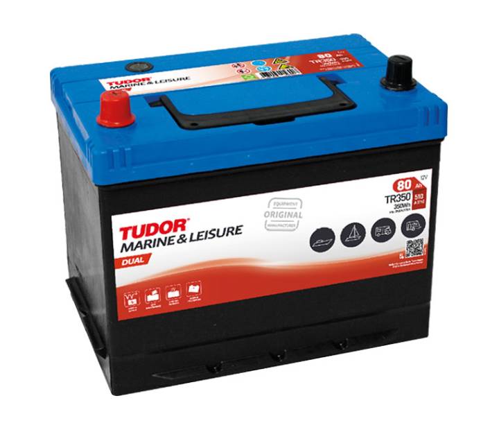 Tudor Dual Batteri 80-115Ah i gruppen El & Installation / Strömförsörjning / Batterier hos Marinsystem (Tudor-dual)