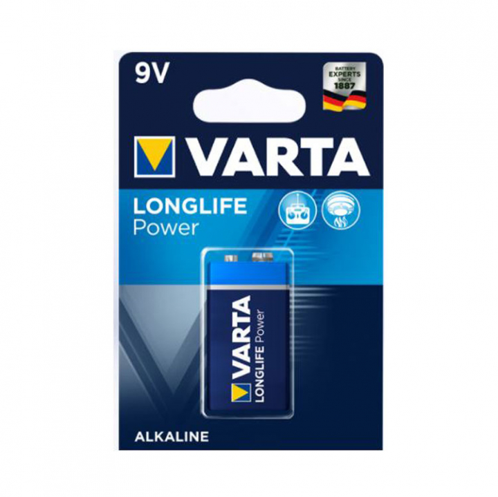 Batteri 6LR61 Longlife Power 9V i gruppen El & Installation / Strömförsörjning / Batterier hos Marinsystem (VAR-6LR61)