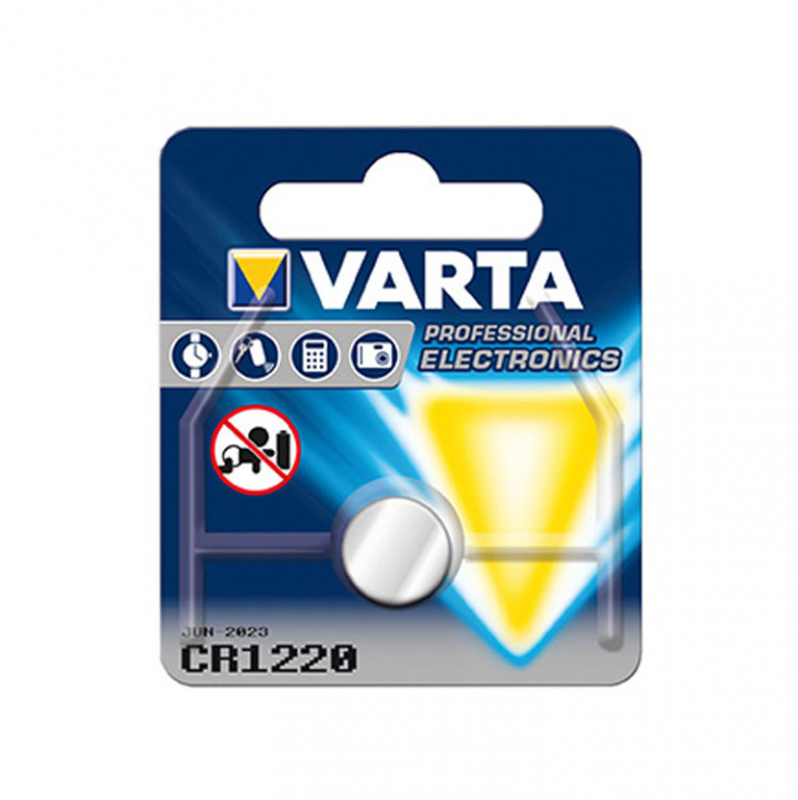 Batteri CR1220 3V Lithium i gruppen El & Installation / Strömförsörjning / Batterier hos Marinsystem (VAR-CR1220)