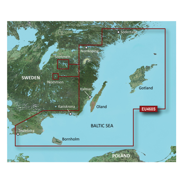 Bluechart G3 Vision Södertälje-Trelleborg VEU468S