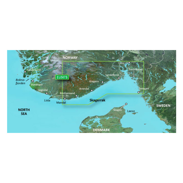 Bluechart G3 Vision Oslo-Mandal-Smögen VEU507S