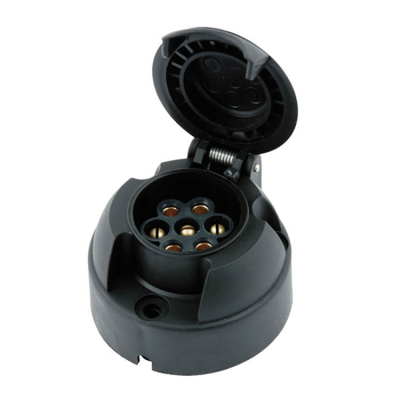 Kraftig Zink-trailerkontakt Hona 7-poliga 12V