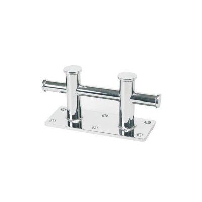 Bryggpollare Rostfri Dubbel 180x70 mm