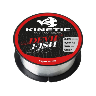 Devil Fish Super Mono Nylonlina Klar