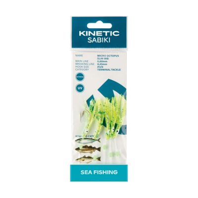 Sabiki Liten Bläckfisk Makrill/Torsk Rosa/Glitter