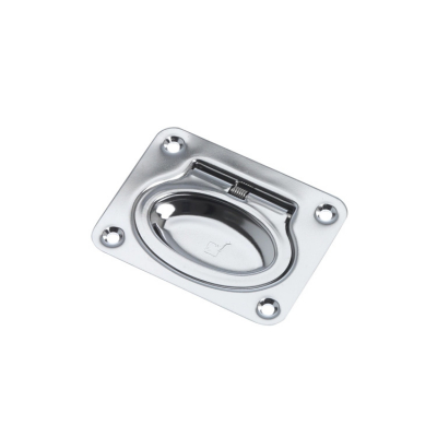 Durkbeslag Kofferthandtag Rostfri 75x60 mm