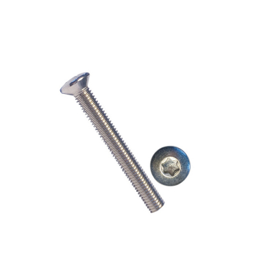 Maskinskruv Kullerförsänkt Rostfri 100-pack