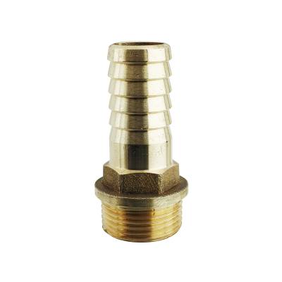 Slangsockel I Mässing Med Utvändig Gänga