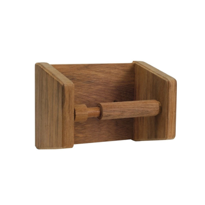 Toapappershållare I Teak 116x100x180 mm