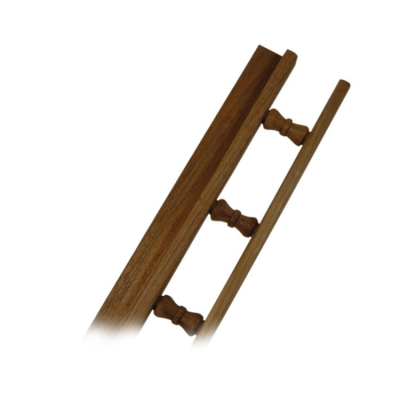 Pinnräcke I Teak L-Profil 198 cm