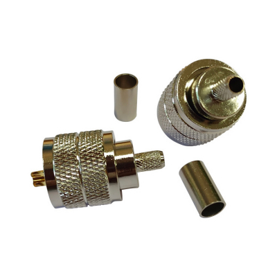 VHF-Kontakt PL259 För 6 mm Kabel