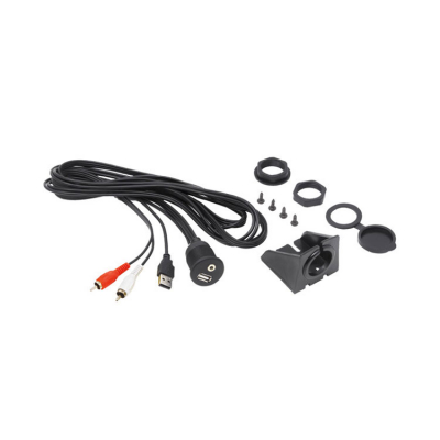 HMA USB AUX IN Förlängningskabel 2 m