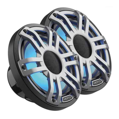 Koaxialhögtalare HMX 6.5 S-LD-G-Marine (LED-belysning)