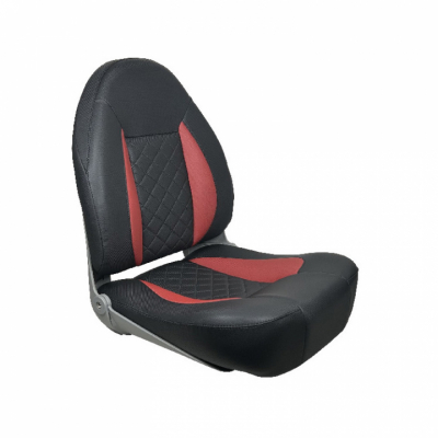 CP48 Fällbar Båtstol Svart/Brunröd