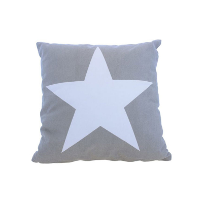 Kudde Stjärna Grå 40 cm 
