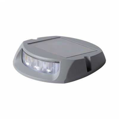 Brygg/Vägglampa Aluminium Med Solceller