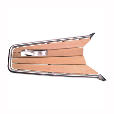 Peke Teak Med Ankarrulle 140x52 cm Ø42 mm Rör