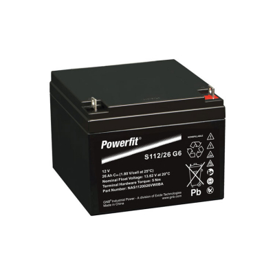 Powerfit Dual AGM 26ah 12V Batteri