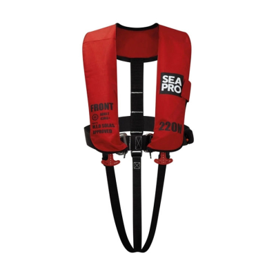 Seapro 220N Solas Väst Röd Med Sele