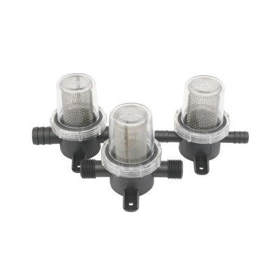 Vattenfilter In-Line Med Grov Rostfri Sil Ø12 mm