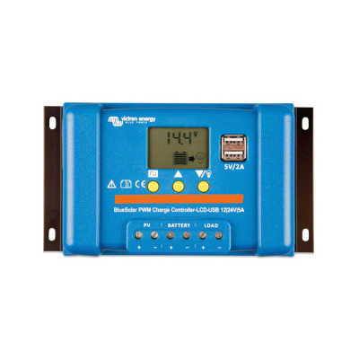 BlueSolar PWM Laddningsregulator LCD & USB