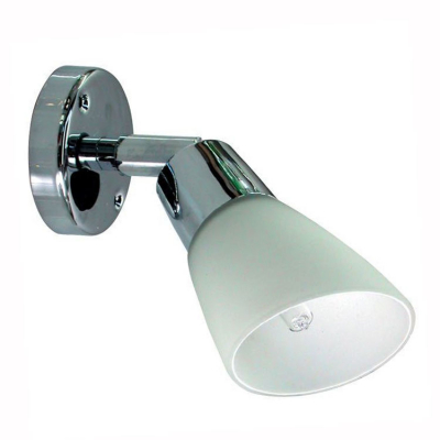 Kojlampa Kromad Med Opalskärm 3W LED