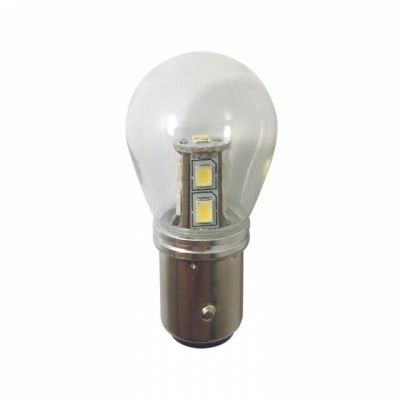 LED-Lanternlampa BAY15D 10-36Vdc Ø25x48 mm 2-pack