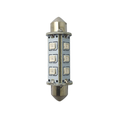 LED-Lantern Pinol/Spollampa 10-36Vdc Röd 42 mm 2-pack