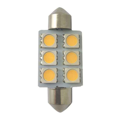 LED Pinol/Spollampa 10-36Vdc 37 mm 2-pack