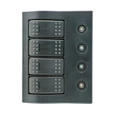 Elektrisk Panel Med Automatsäkringar, LED, 3 Strömbrytare