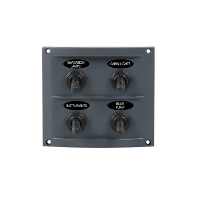 Elpanel Med 4 Kontakter 15A