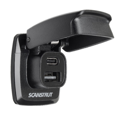 Flip-Pro USB-A Och USB-C Laddare Vattentät 12-24V