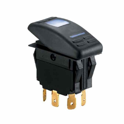 Vattentät Strömbrytare Med LED Och Symbolark