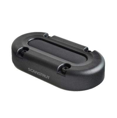 Kabelgenomföring 4 x <15mm Kabel Aluminium IP68 Svart