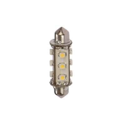 LED-Navigationslampa 42 mm Grön Ø 13x42 mm 10-35vdc 10W
