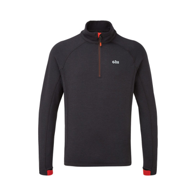 1081 Thermal Zip Neck Fleecetopp Grafit