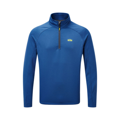 1081 Thermal Zip Neck Fleecetopp Atlantic Blue