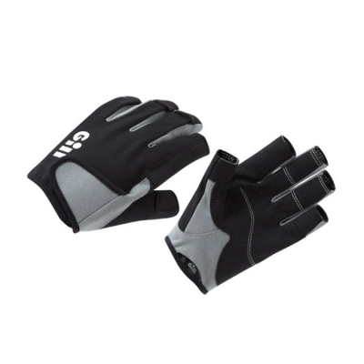 7043 Deckhand Handskar Utan Fingrar Svart