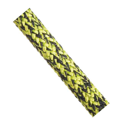 Admiral 7000 Dyneema Fall Svart/Neongul (Metervara)