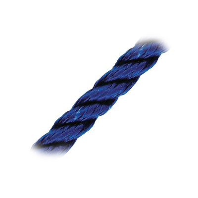 Förtöjningslina 3-Slagen Navy 10 m