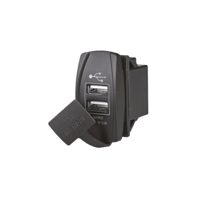 USB-Uttag Dubbla Anslutningar 1+2.1A 12/24V