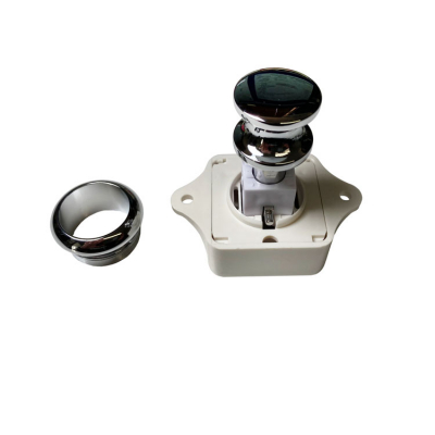 Trycklås Kromad Mässing