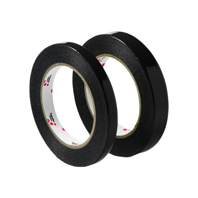 Dubbelhäftande PE-Tejp Svart 19 mm x 5 m