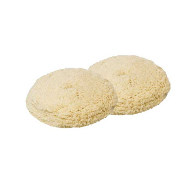 Polerrondel Lammull Med Velcro 2-pack