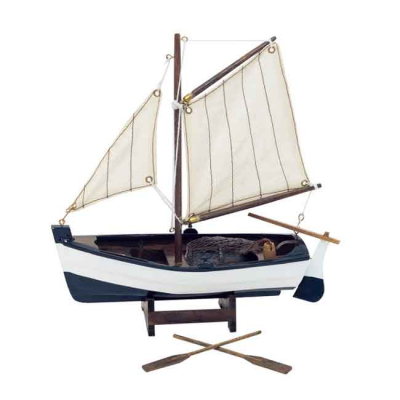 Modellbåt Med Åror 22x22cm